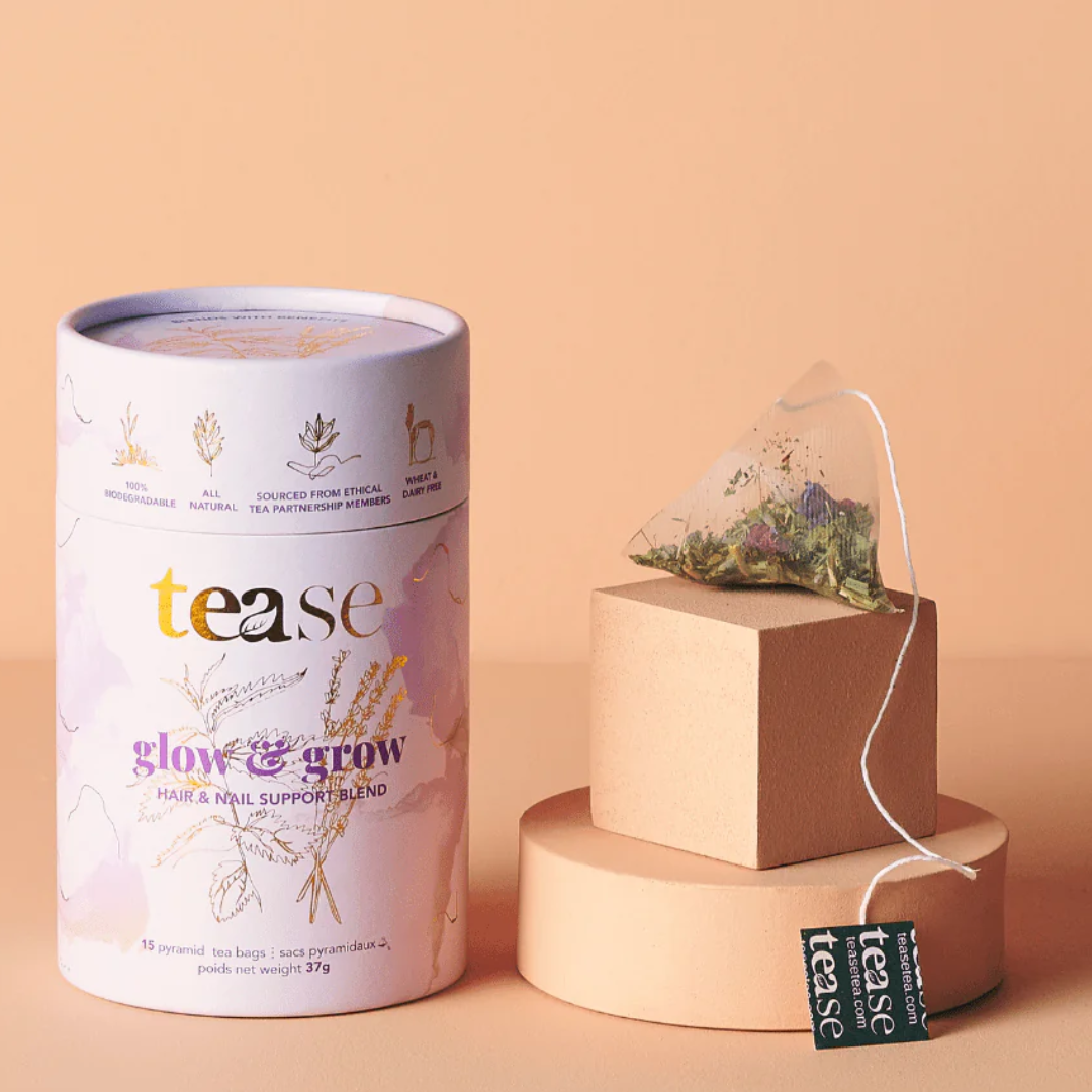 Glow & Grow Superfood + Adaptogen Tea Blend | Beauty Support