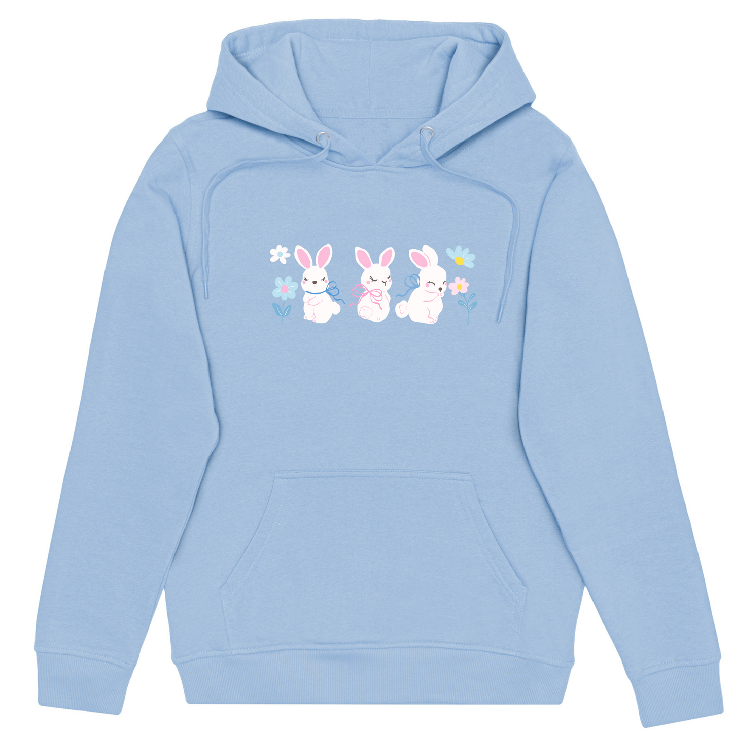 Spring Bunnies Blossoms Sweat Set | Hoodie and Jogger Set | Easter Bunnies Set | Gift for Her