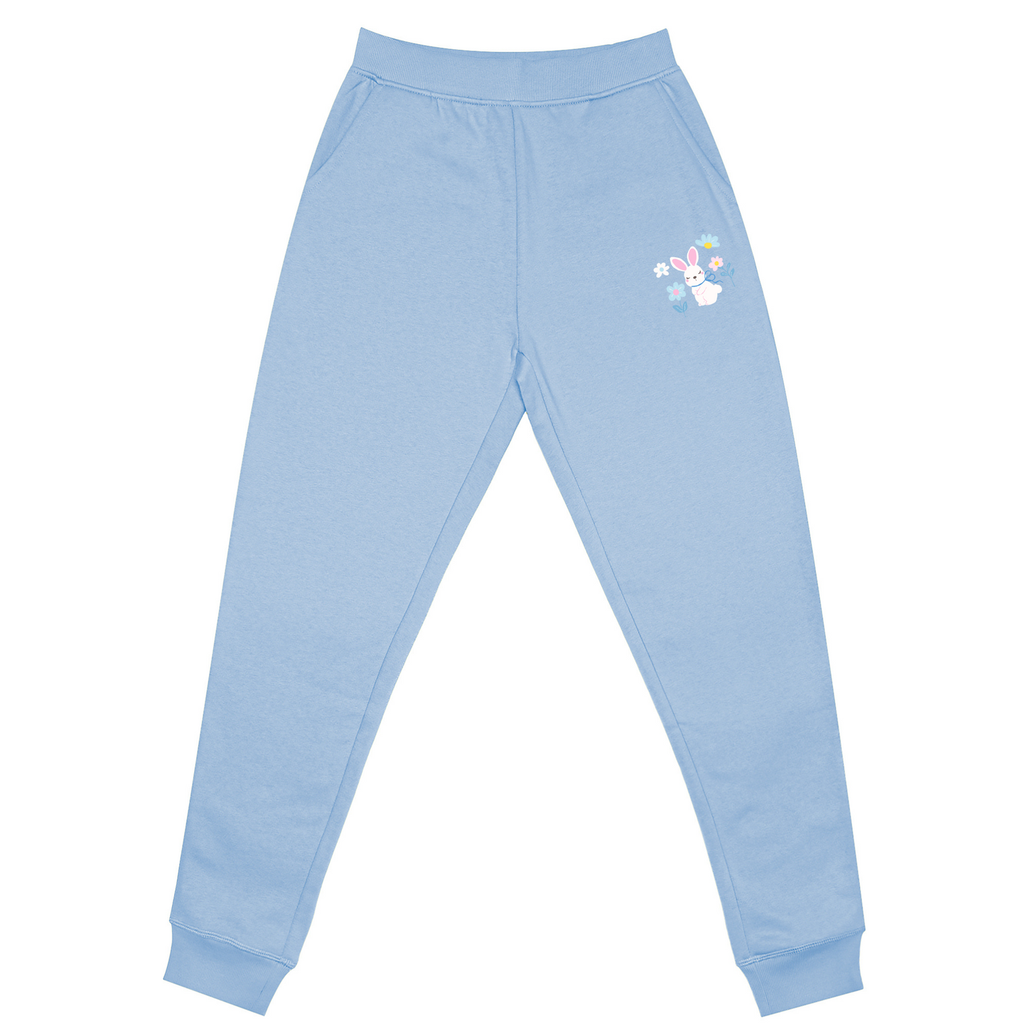 Spring Bunnies Blossoms Sweat Set | Hoodie and Jogger Set | Easter Bunnies Set | Gift for Her