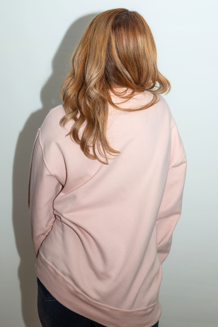 Blush Pink Christmas Crewneck Sweatshirt