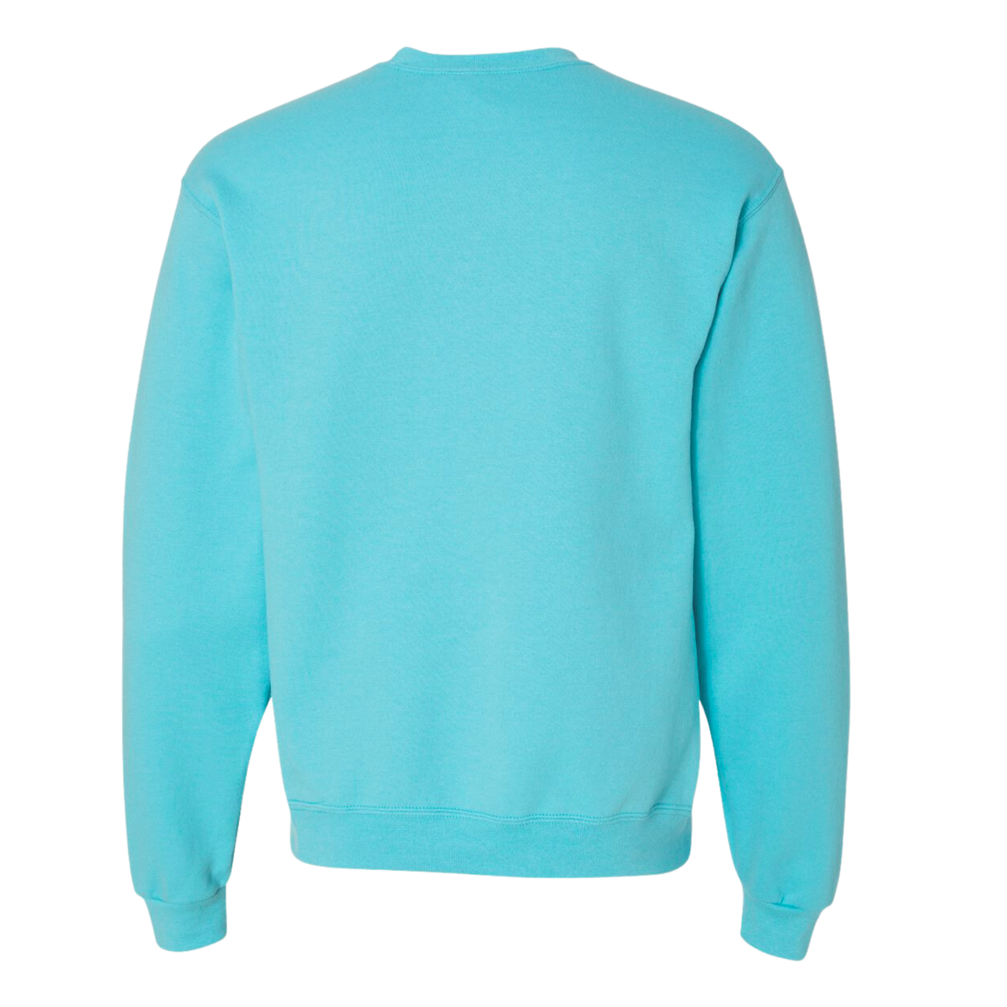Scuba Blue Crewneck Sweatshirt with Coastal-Themed
