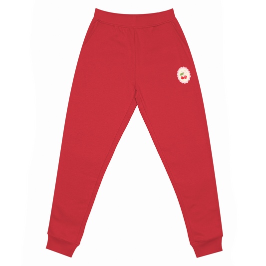 Cottagecore Berry Bliss Sweats Set | Red Hoodies and Jogger set | Cherries Strawberries and Book | Gift for Her