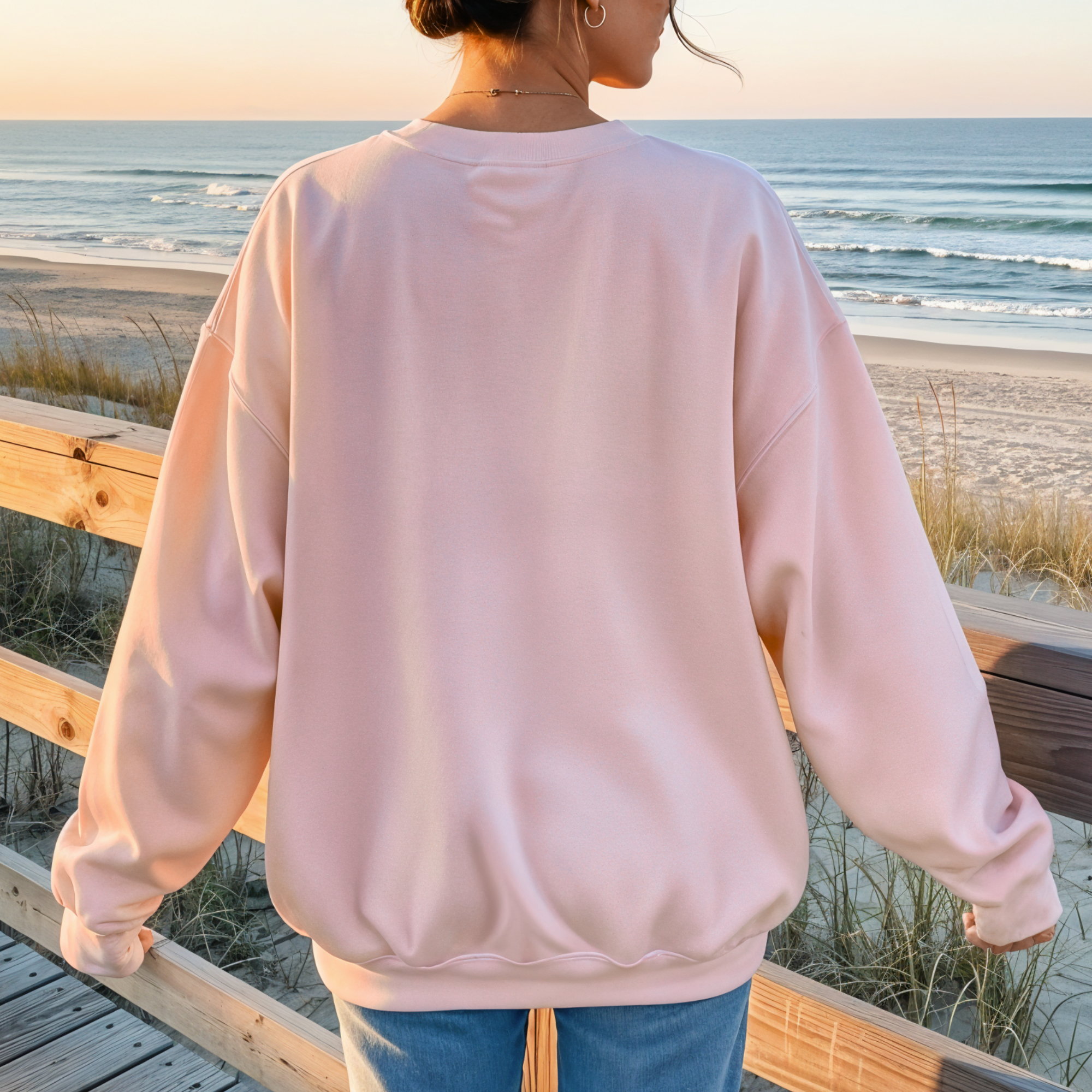 MAMA GOOSE Blush Pink Sweatshirt