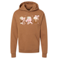 Cute Coffee Cups with Pink Bows Hoodies