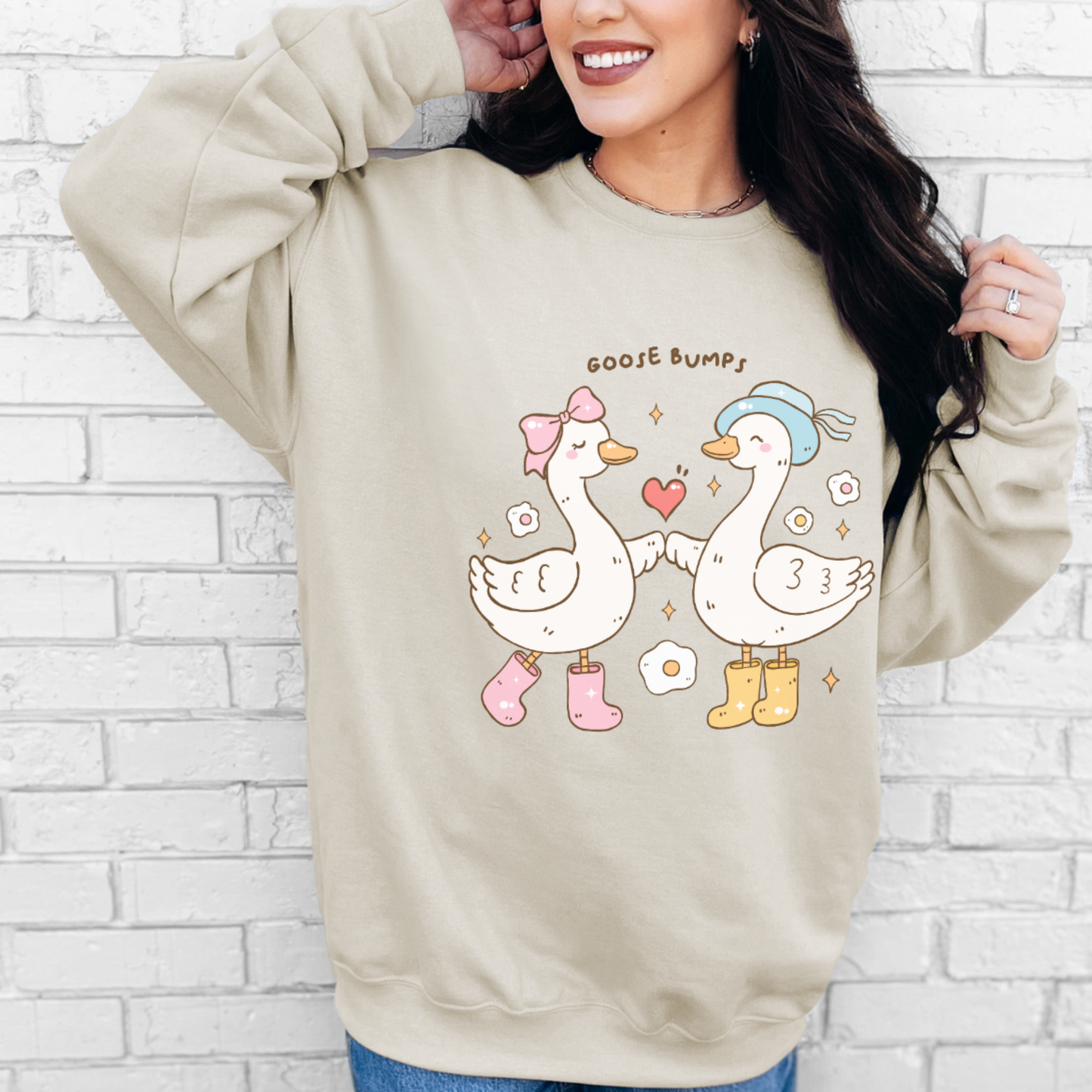 Cute Goose Bumps Sweatshirt