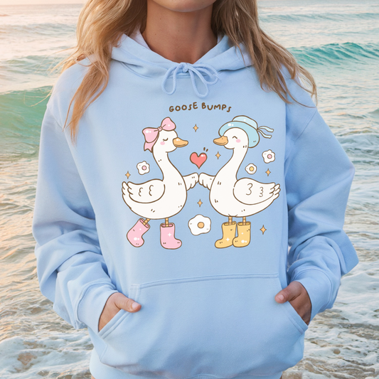 Cute Goose Bumps Hoodies
