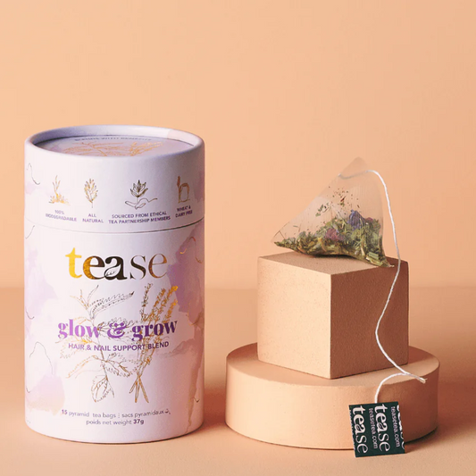 Glow & Grow Superfood + Adaptogen Tea Blend | Beauty Support
