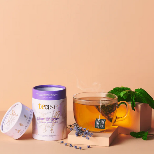 Glow & Grow Superfood + Adaptogen Tea Blend | Beauty Support