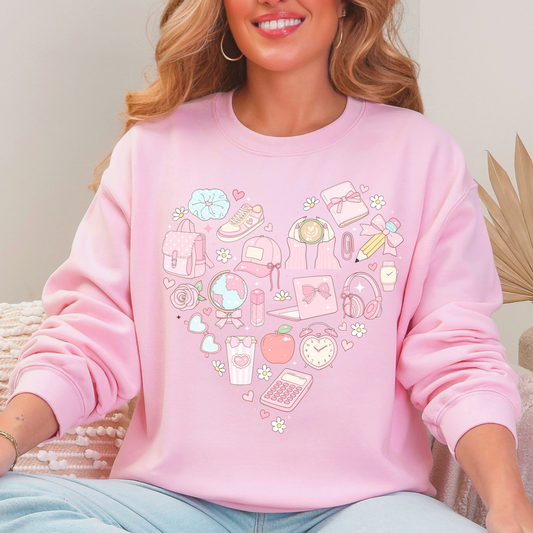 Girly Pink Sweatshirt
