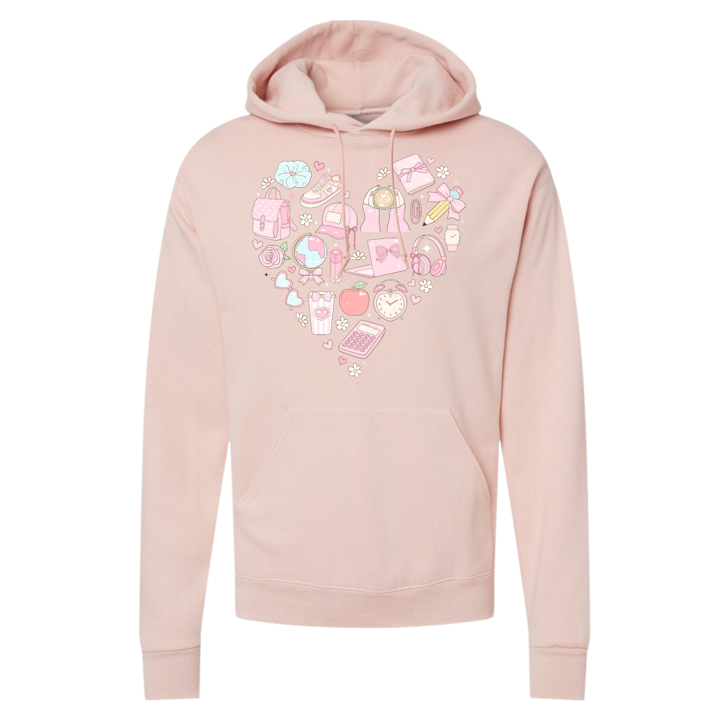 Girly Pink Hoodies