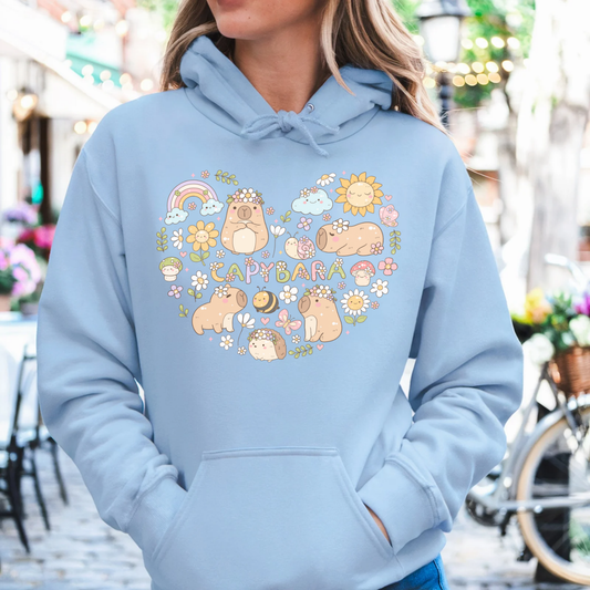Cute Capybara Hoodies
