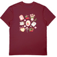 Cottage Core Cherries Boxy T-shirt -  100% Cotton Made in Canada