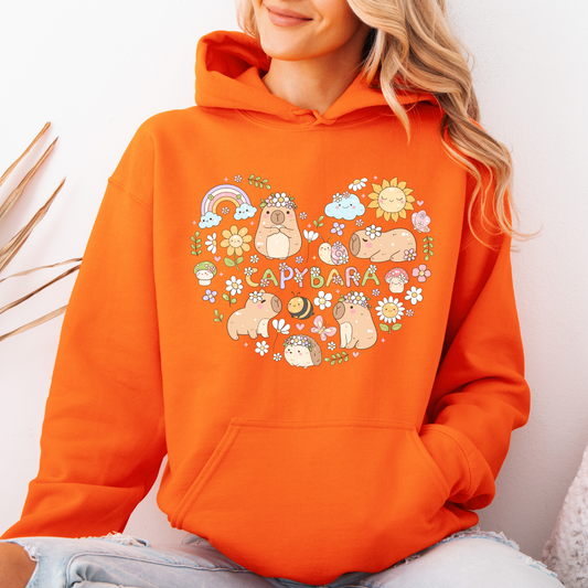 Cute Capybara Hoodies
