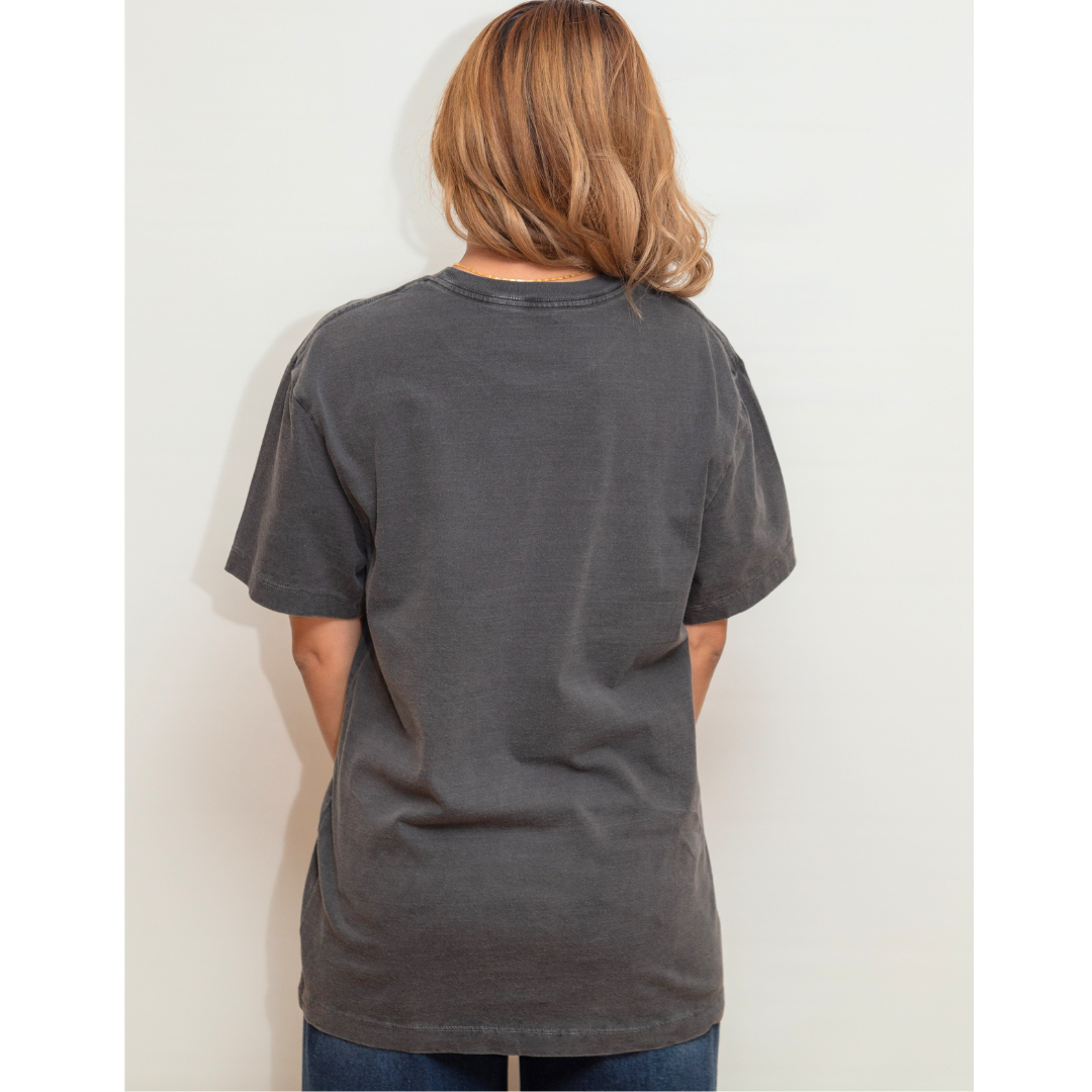 20% OFF Pumpkin Pie Fall Vibes Black Pigment Boxy Tee | 100% Organic Cotton | Made in Canada