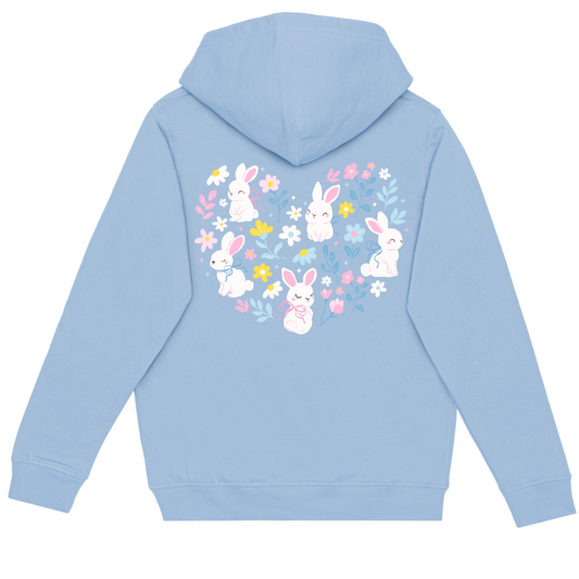 Spring Bunnies Blossoms Sweat Set | Hoodie and Jogger Set | Easter Bunnies Set | Gift for Her
