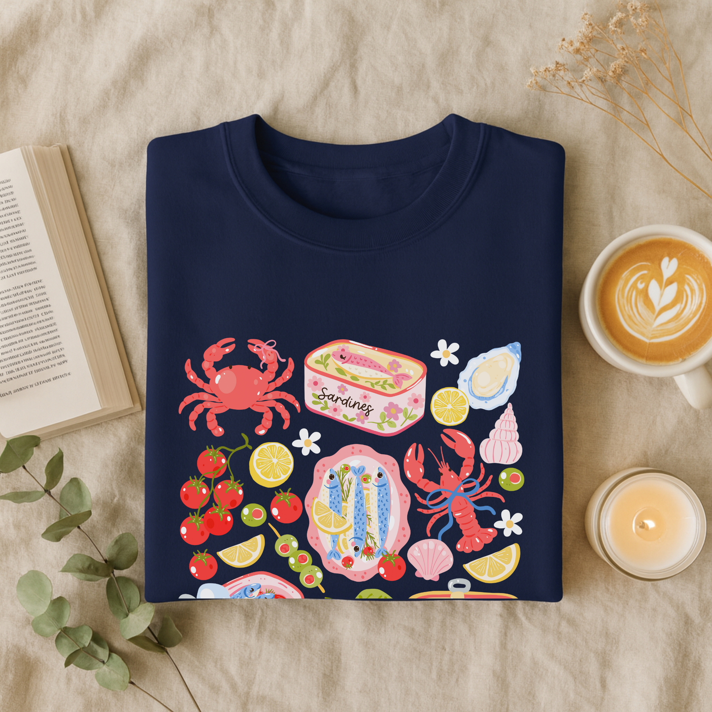 COASTAL LIFE CLUB Navy Blue Sweatshirt