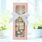 Graduation Glass Can with Bamboo Lid, Straw topper & Gift Box | 18oz Iced Coffee Cup | Eco-Friendly - Reusable | Graduation Gifts