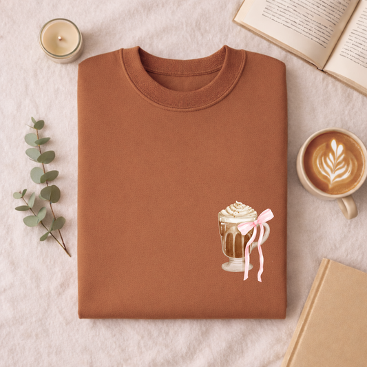 20% OFF COFFEE Golden Brown Sweatshirt