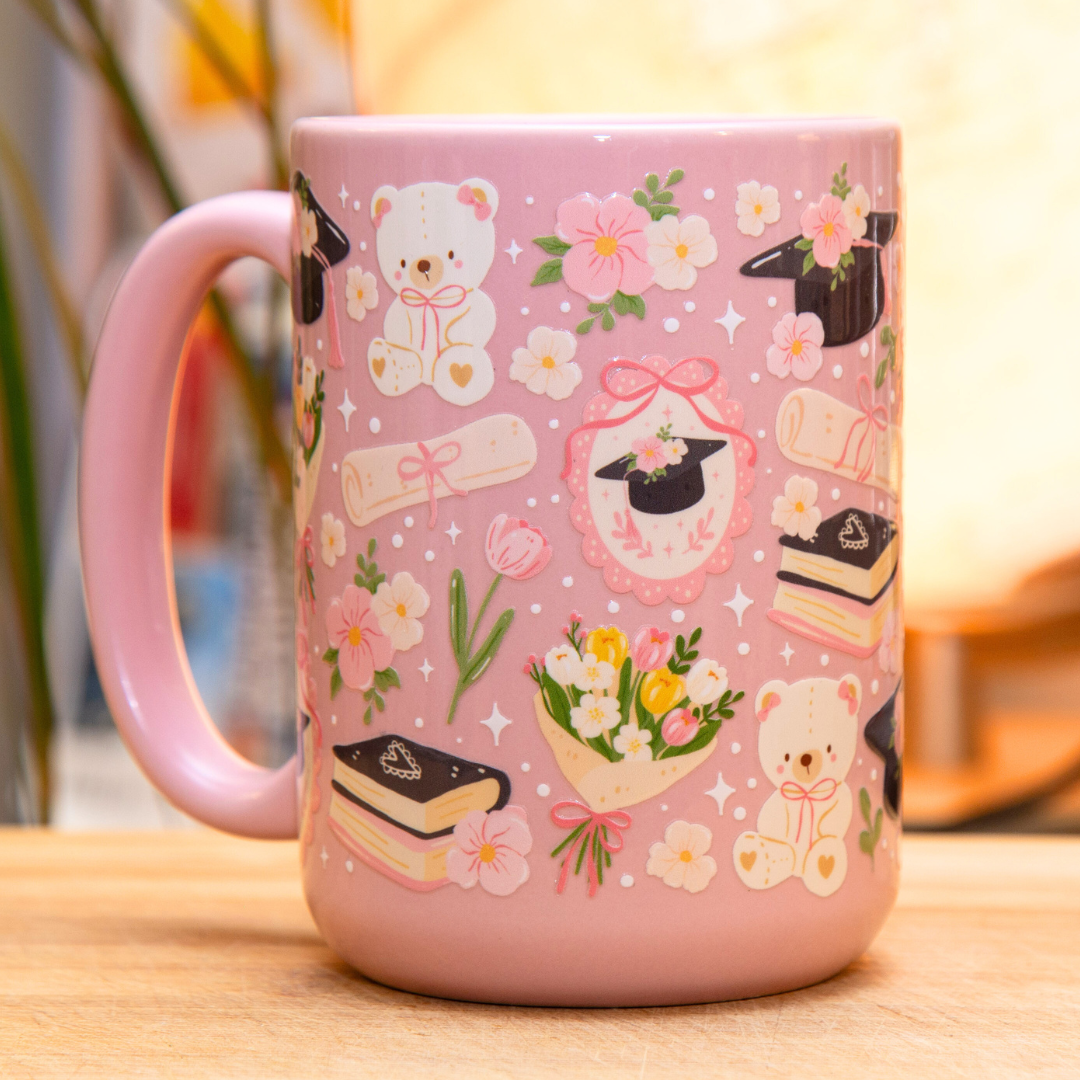 Graduation Ceramic Mug with Gift Box | 15oz Ceramic Mug | Graduation Gift