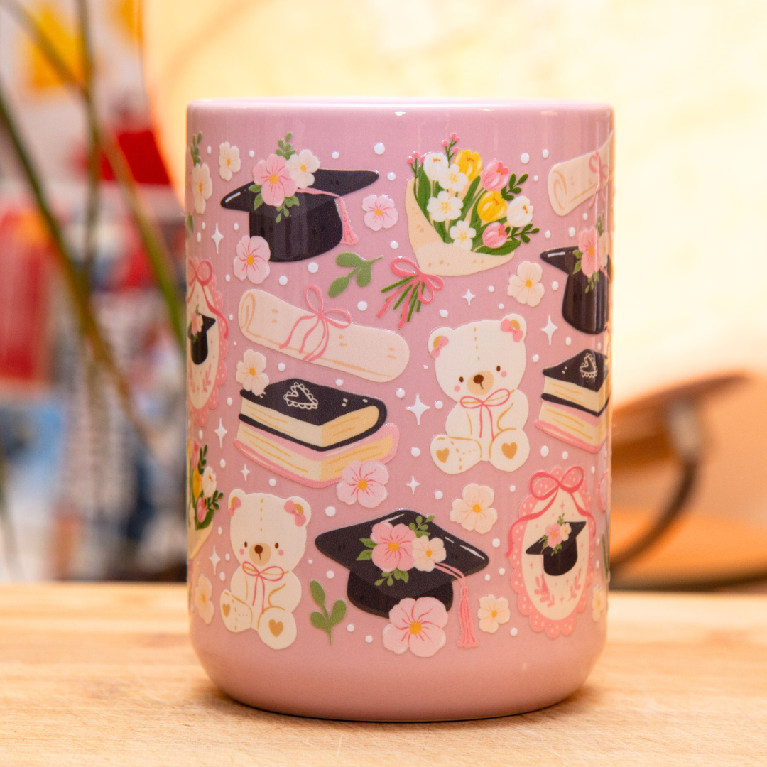 Graduation Ceramic Mug with Gift Box | 15oz Ceramic Mug | Graduation Gift