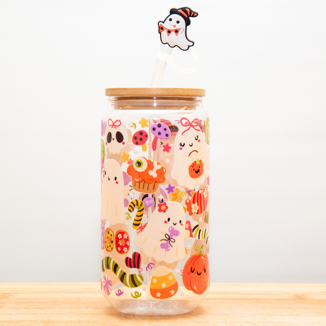 HALLOWEEN Glass Can Cup