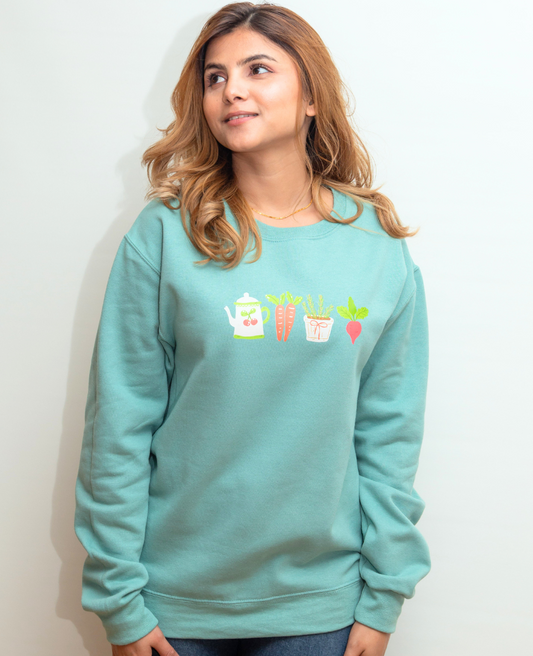 20% OFF Green Sage Cottagecore Kitchen Queen Sweatshirt