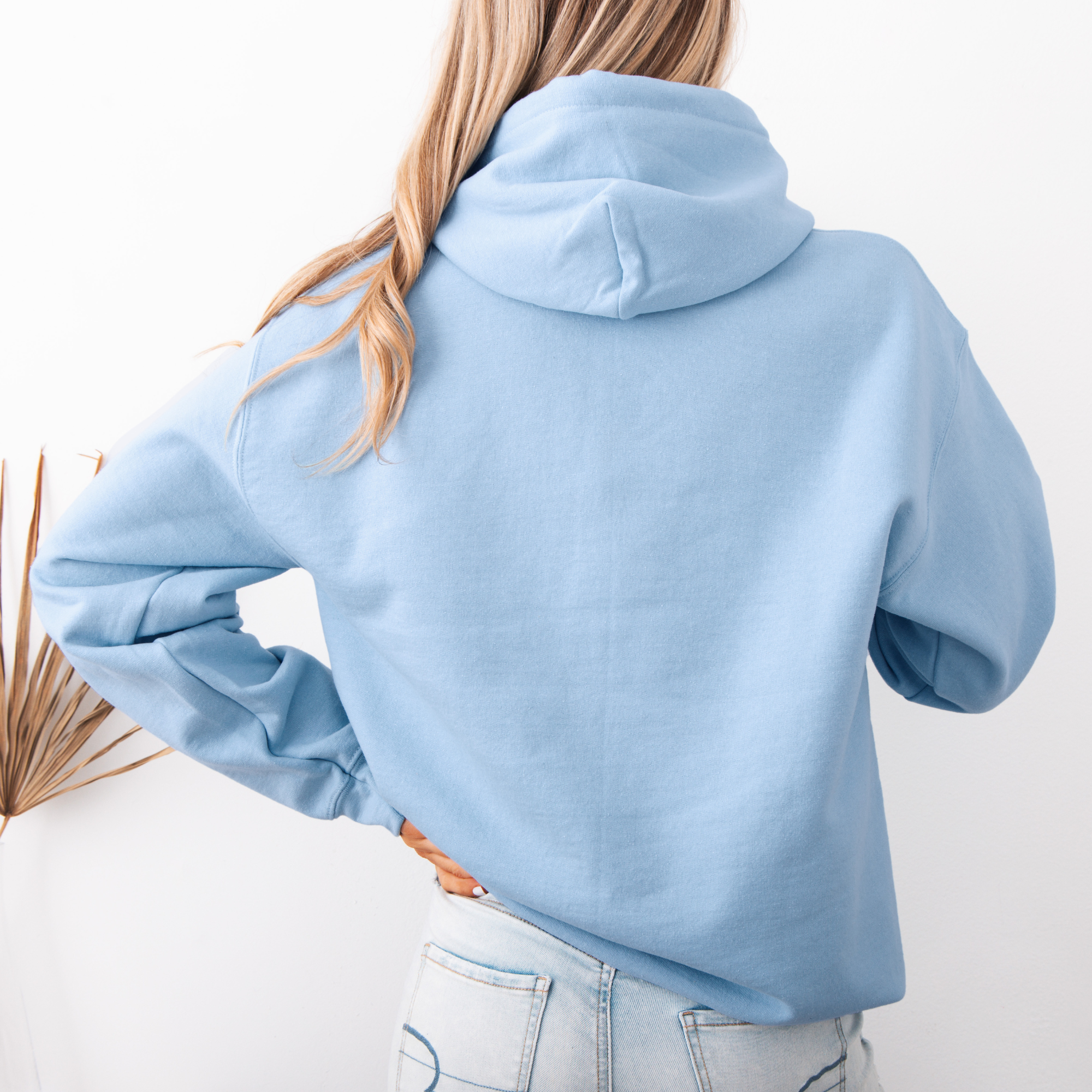 TOGETHER WE BLOOM Light Blue Hoodie