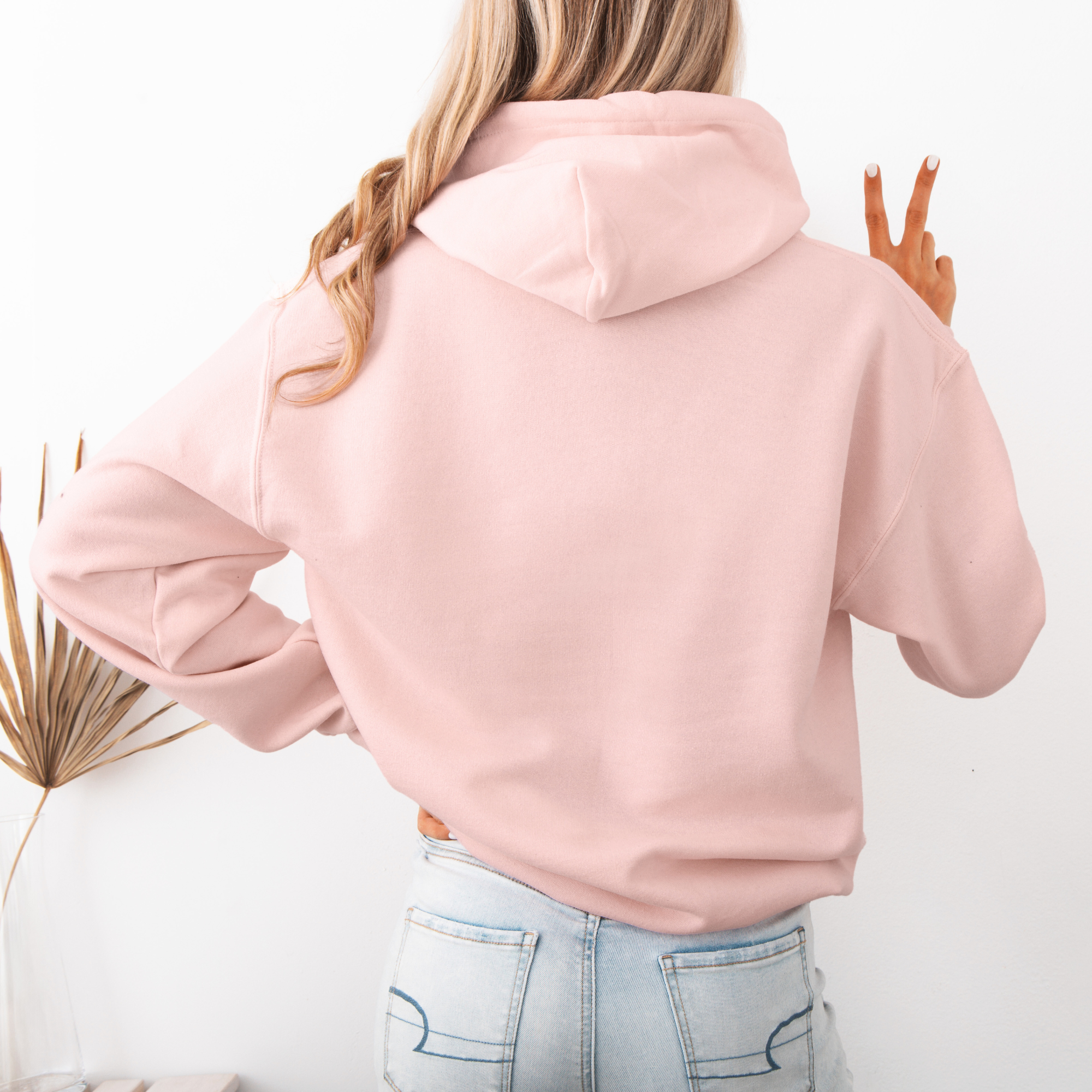 MAMA GOOSE Blush Pink Hoodie