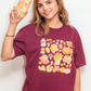 20% OFF Fall Pumpkins Maroon Boxy Tee | 100% Cotton | Made in Canada