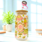 Matcha Girly Glass Can with Bamboo Lid, Straw topper & Gift Box | 18oz Iced Coffee Cup | Eco-Friendly - Reusable | Gift for her
