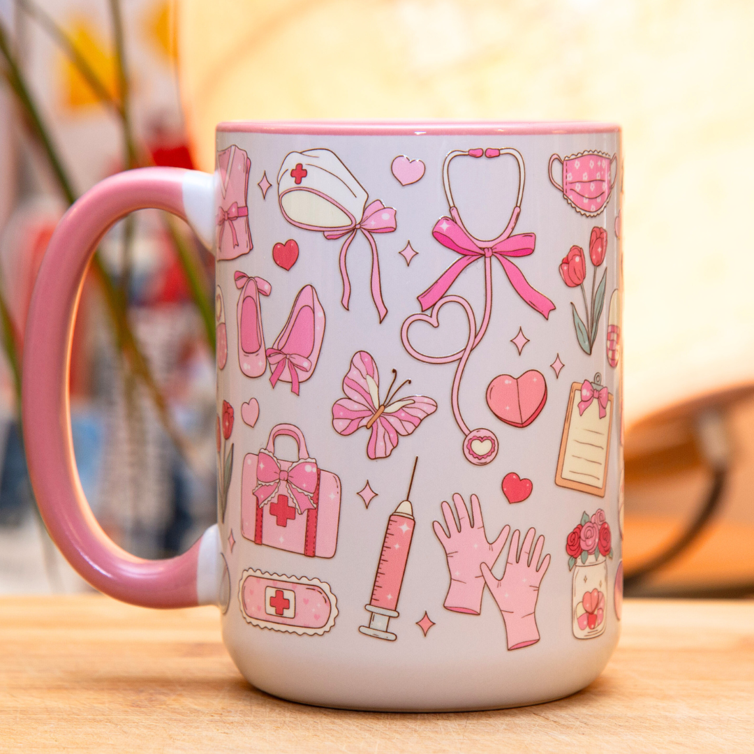 20% OFF Nurse Ceramic Mug with Gift Box | 15oz Ceramic Mug | Gift for Nurse