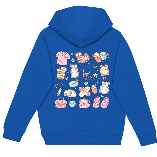 Cute Pink Retro Nurse life Sweat Set | Gift for Nurse | Jogger and Hoodies