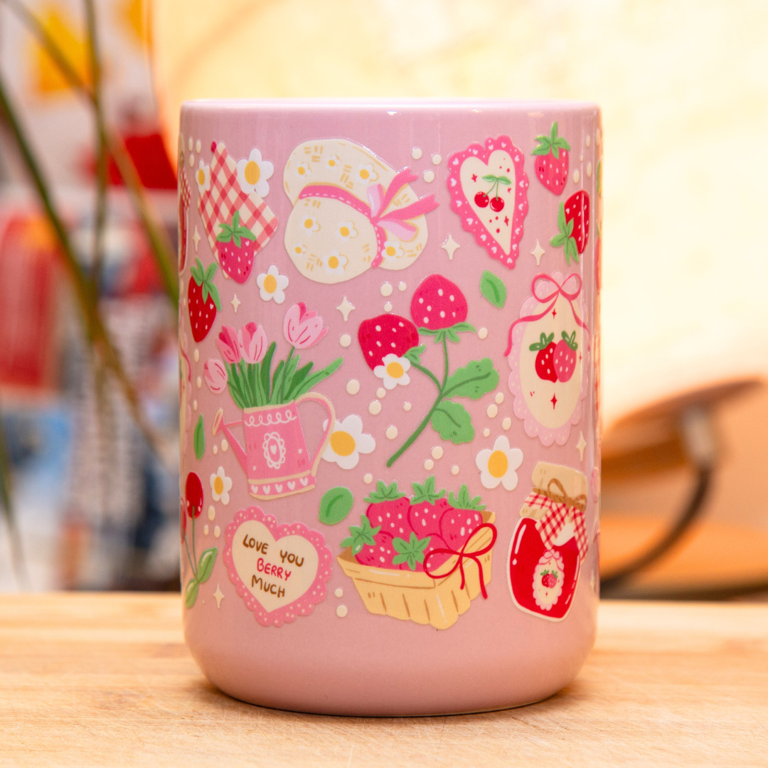 STRAWBERRIES MUG