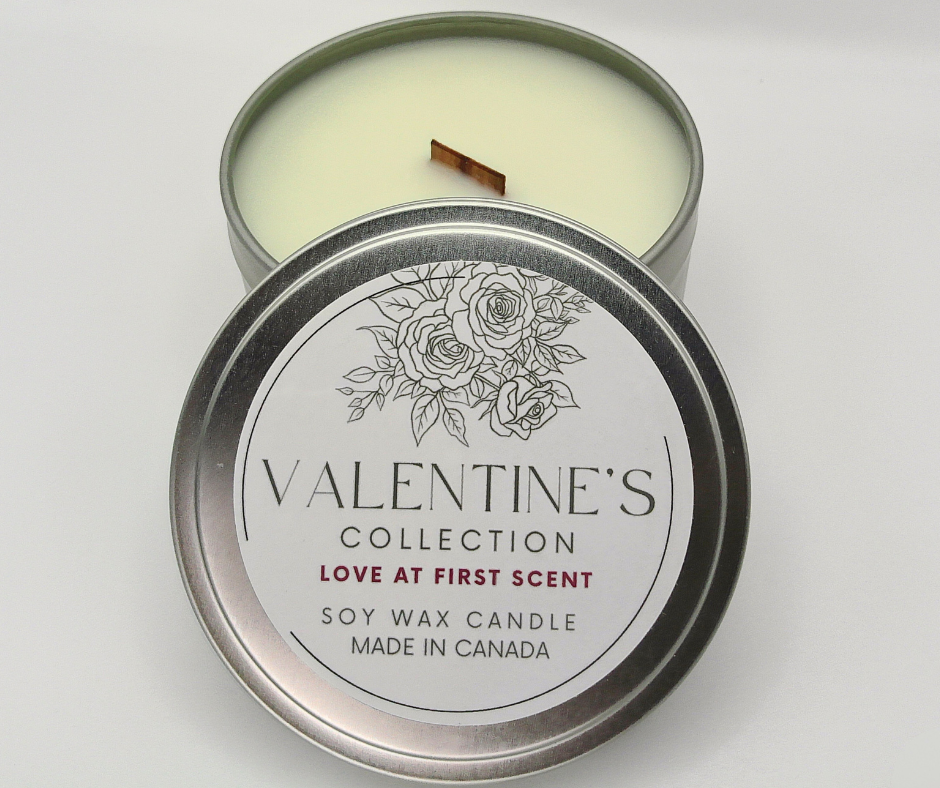 Valentine’s Collection Soy Wax Candles Gift Set l Made in Canada