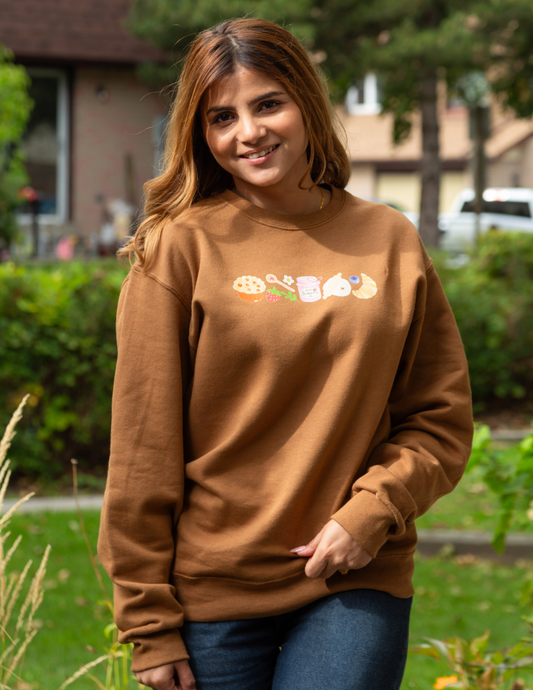 20% OFF Baker’s Dream Crewneck Sweatshirt | Bakery-Themed Dessert Lover Sweatshirt