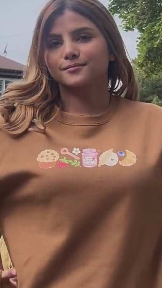 20% OFF Baker’s Dream Crewneck Sweatshirt | Bakery-Themed Dessert Lover Sweatshirt