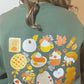 20% OFF Cozy Fall Vibes Green Crewnecks, pumpkin pie, books, pumpkin spices