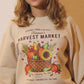 20% OFF Fall Harvest Farmers Market Basket with Maple Leaves | Cozy Autumn Sweatshirts