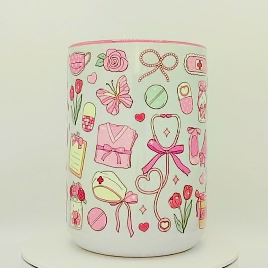 20% OFF Nurse Ceramic Mug with Gift Box | 15oz Ceramic Mug | Gift for Nurse
